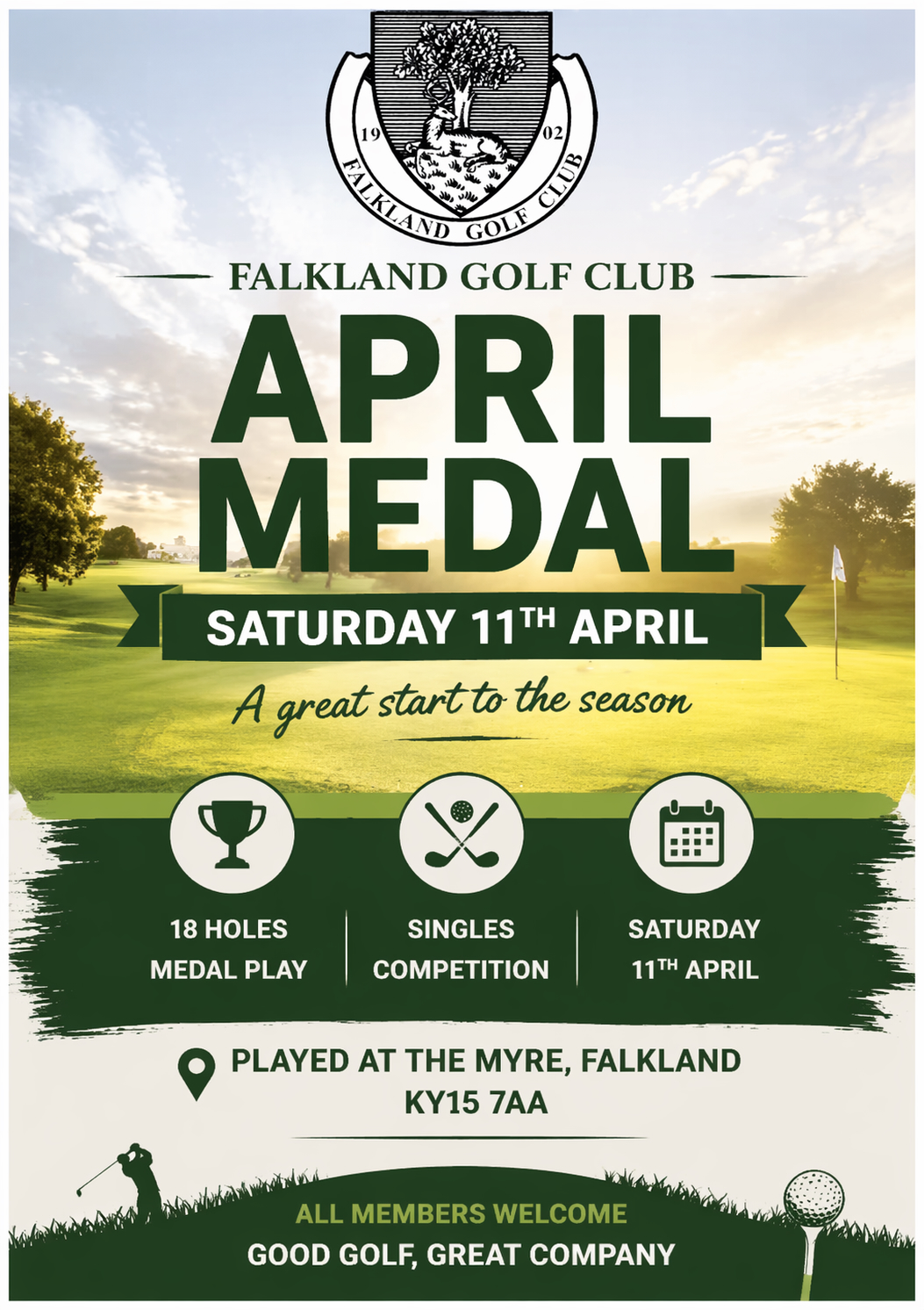 Falkland Golf Club April Medal